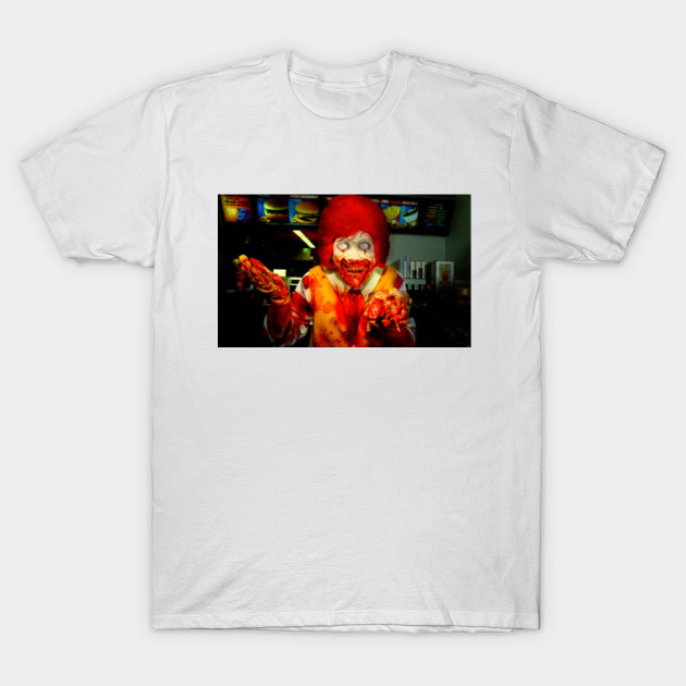 Horror Zombie Ronald Clown T-Shirt-TOZ